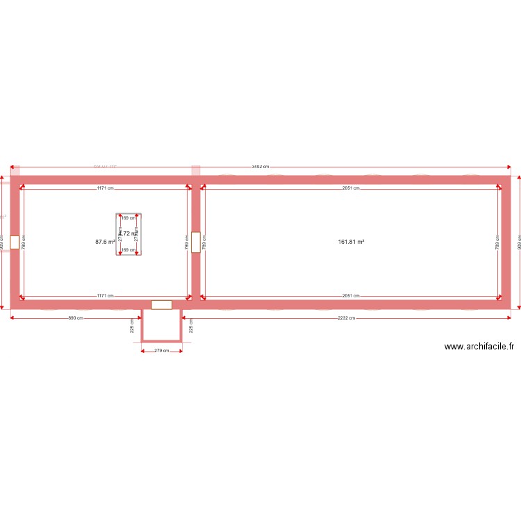 LA GARE. Plan de 0 pièce et 0 m2