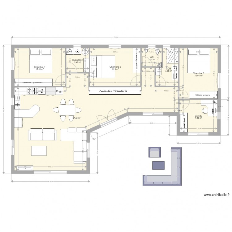 Plan maison neuve 1. Plan de 0 pièce et 0 m2