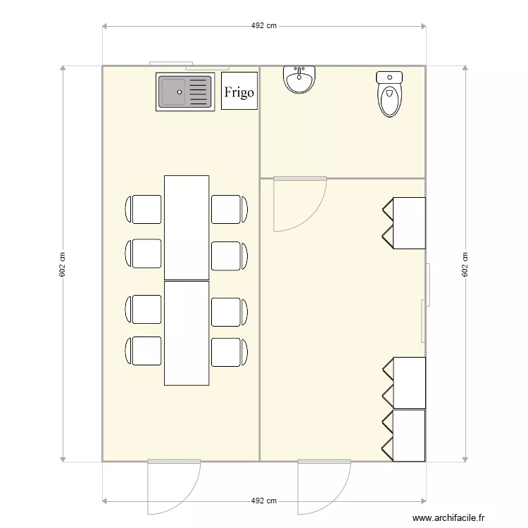 ECGS CROTTET BIS. Plan de 