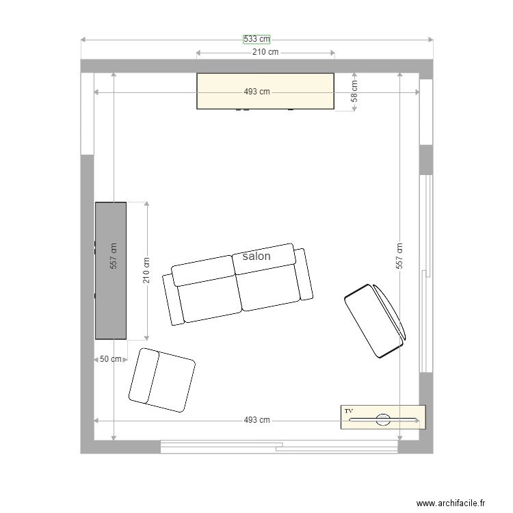 NOUVEAU SALON 1. Plan de 0 pièce et 0 m2