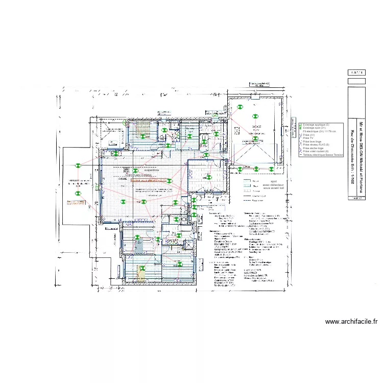 DELON COREB. Plan de 