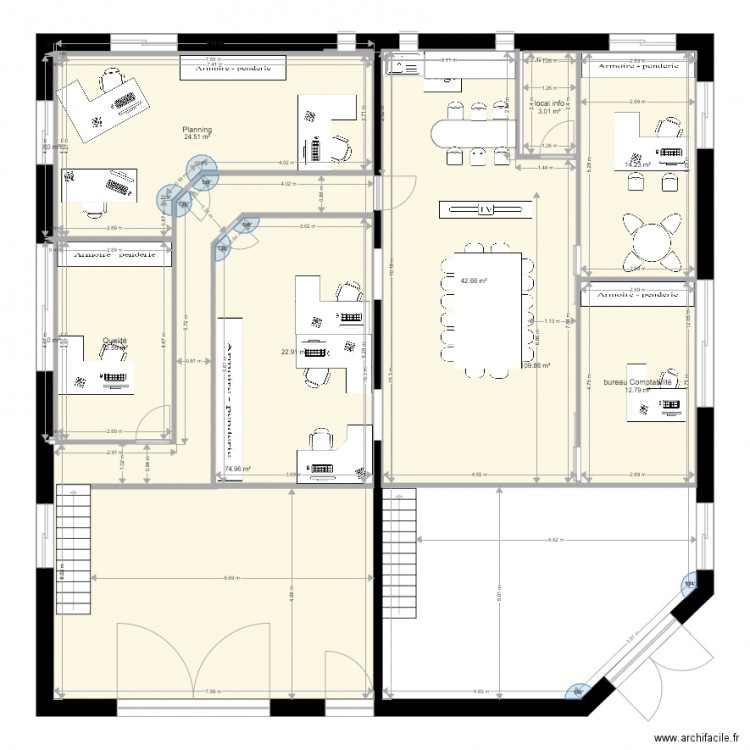 1er etage réél 12. Plan de 0 pièce et 0 m2