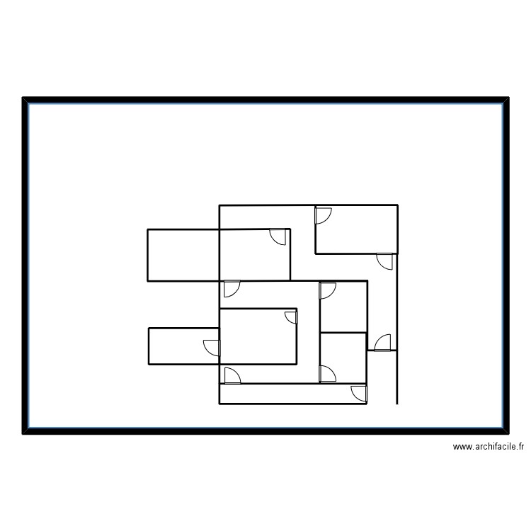 ASILE. Plan de 6 pièces et 264 m2