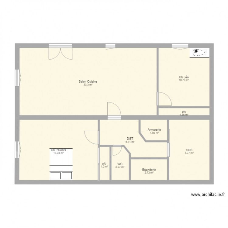 maison maurin. Plan de 0 pièce et 0 m2