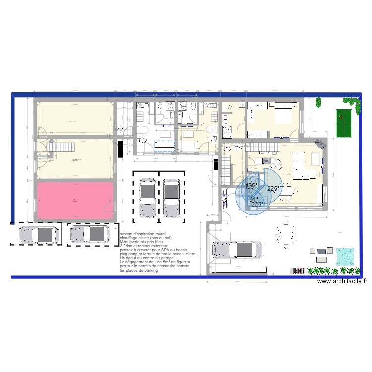 Ma maison à Boylesve 15. Plan de 19 pièces et 311 m2