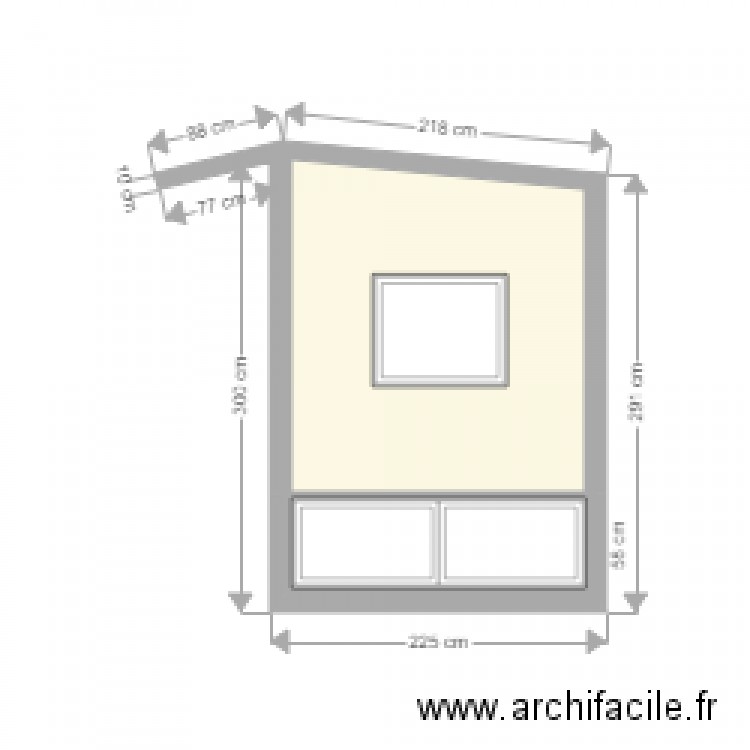 caravane vue coté nord version 2. Plan de 0 pièce et 0 m2