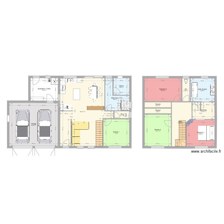 new22. Plan de 16 pièces et 169 m2