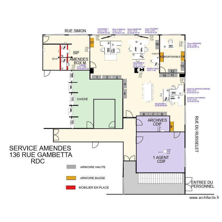 AMENDES 3. Plan de 0 pièce et 0 m2