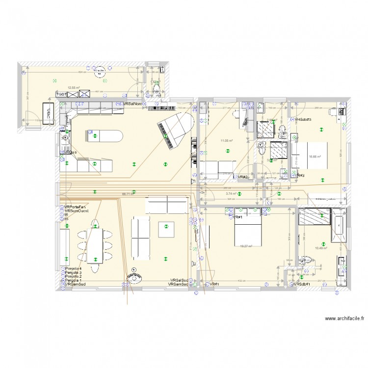 Caixas Câbles VR 11. Plan de 0 pièce et 0 m2