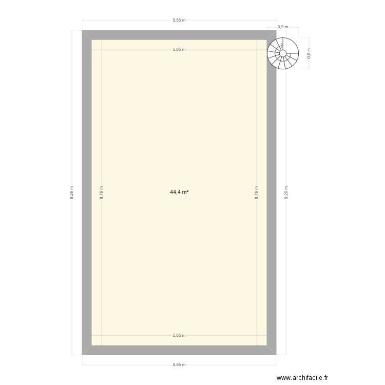 sous sol. Plan de 0 pièce et 0 m2