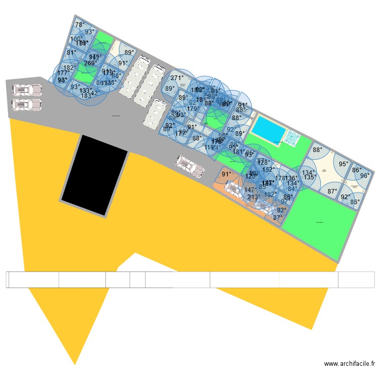 test5 vertou. Plan de 30 pièces et 945 m2