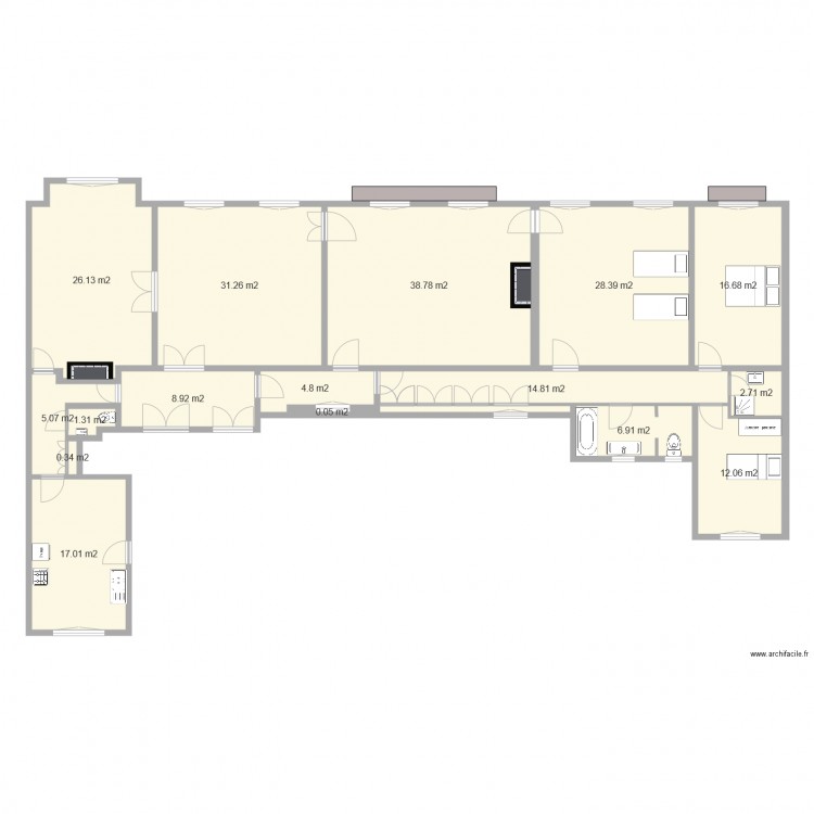 AMADA PARIS 17 1. Plan de 0 pièce et 0 m2