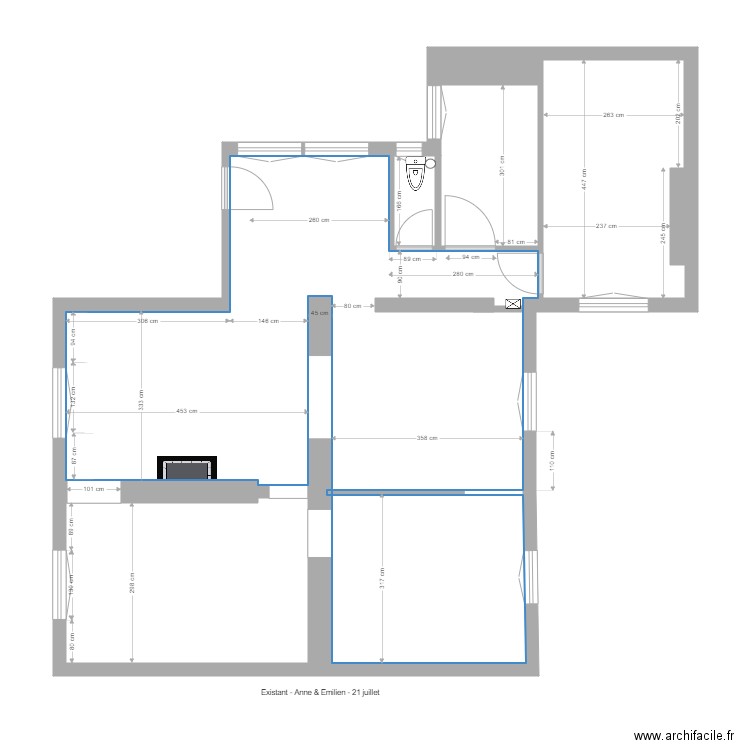 verneret. Plan de 0 pièce et 0 m2