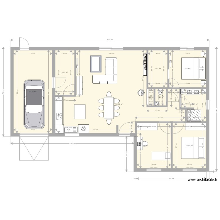 Plan maison  garage01 2019. Plan de 0 pièce et 0 m2