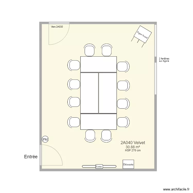 2A040 Velvet FS. Plan de 