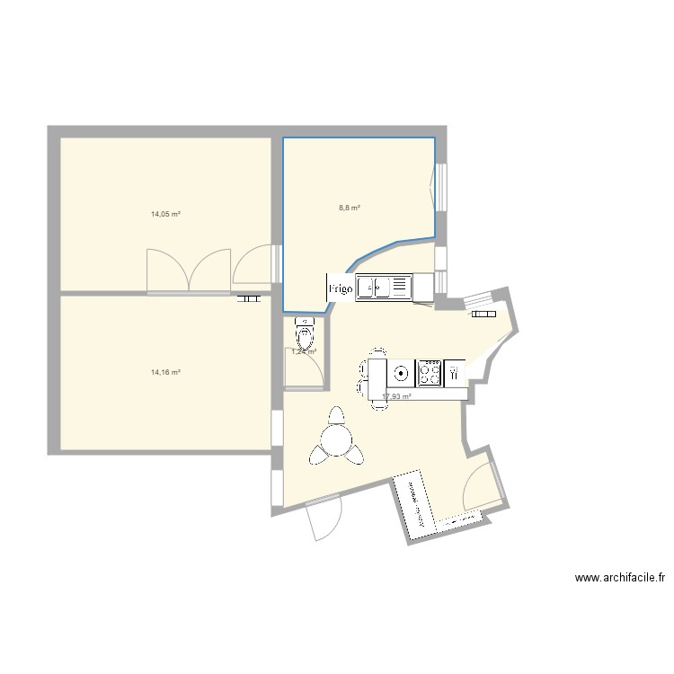 Clotilde DROIT V3. Plan de 0 pièce et 0 m2