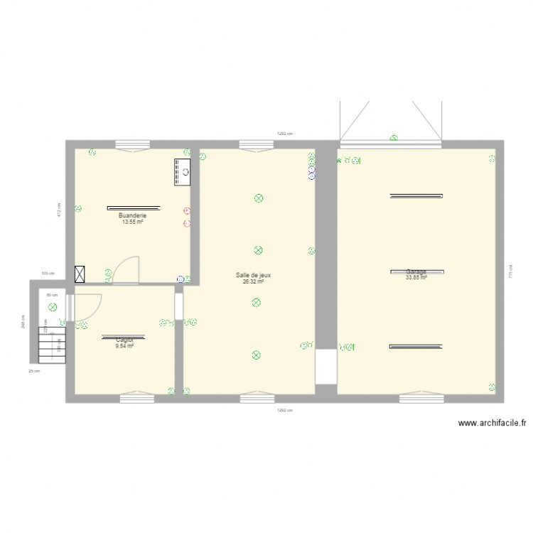 Sous sol Fers survilliers ecl et Pc. Plan de 0 pièce et 0 m2