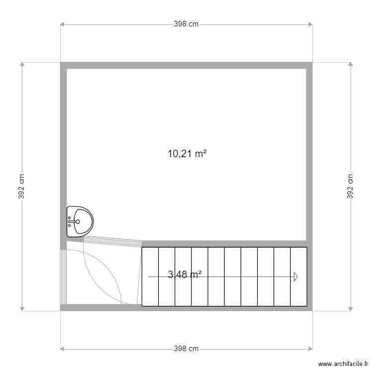 atelier . Plan de 0 pièce et 0 m2