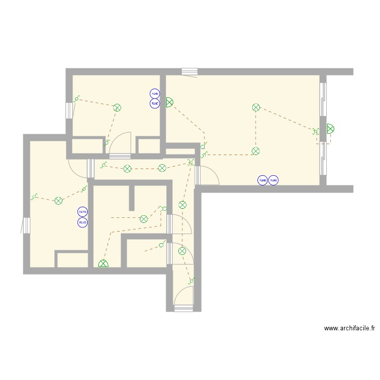 vdi. Plan de 0 pièce et 0 m2