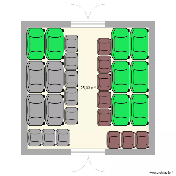 LOCAL POUBELLE POINCARE 45 51. Plan de LOCAL POUBELLE POINCARE 45 51. Plan de