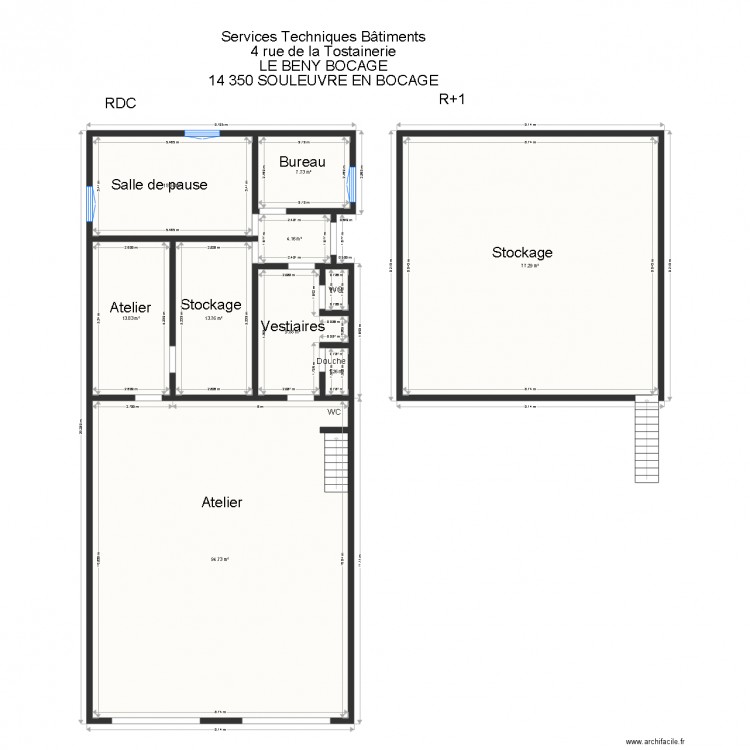 ATELIER BENY BOCAGE 032022. Plan de 10 pièces et 242 m2