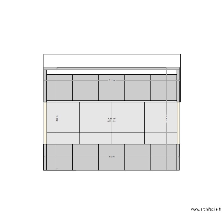 carrelage cuisine. Plan de 0 pièce et 0 m2