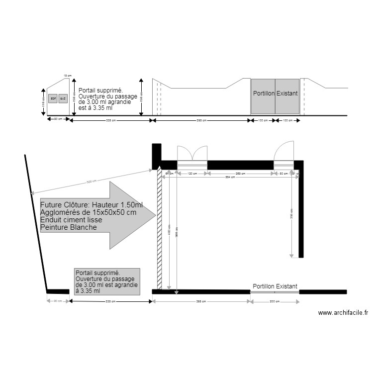 Clôture Modifier. Plan de 0 pièce et 0 m2