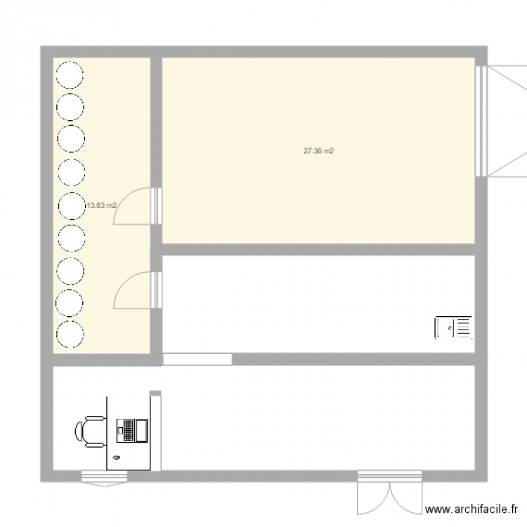 Brasserie du gilou. Plan de 0 pièce et 0 m2