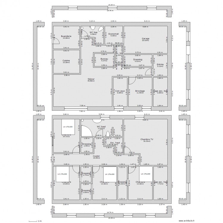 Sur la Rive 2 - dalles. Plan de 0 pièce et 0 m2