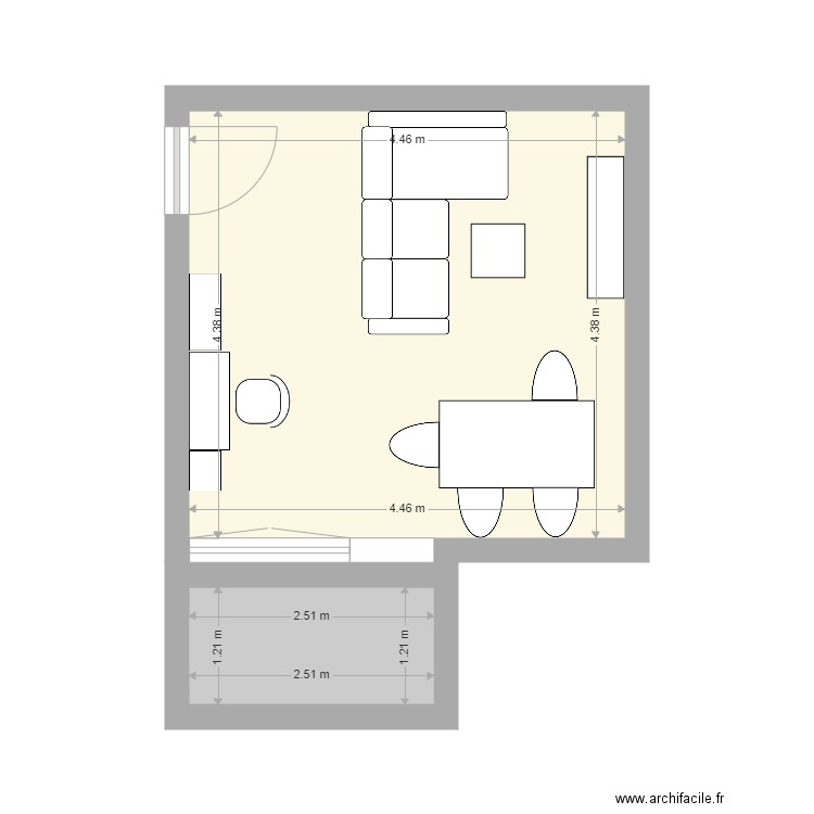 Salon 2. Plan de 0 pièce et 0 m2