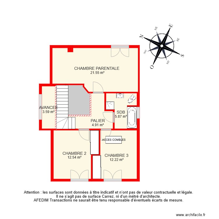 BI 5151 ETAGE. Plan de 0 pièce et 0 m2