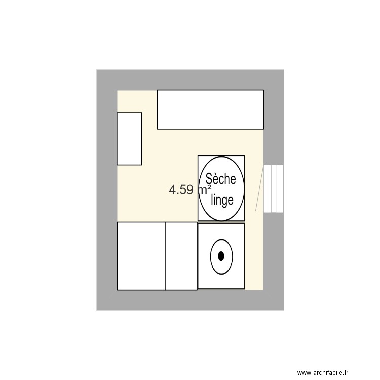 BuanderieVertical2. Plan de 0 pièce et 0 m2