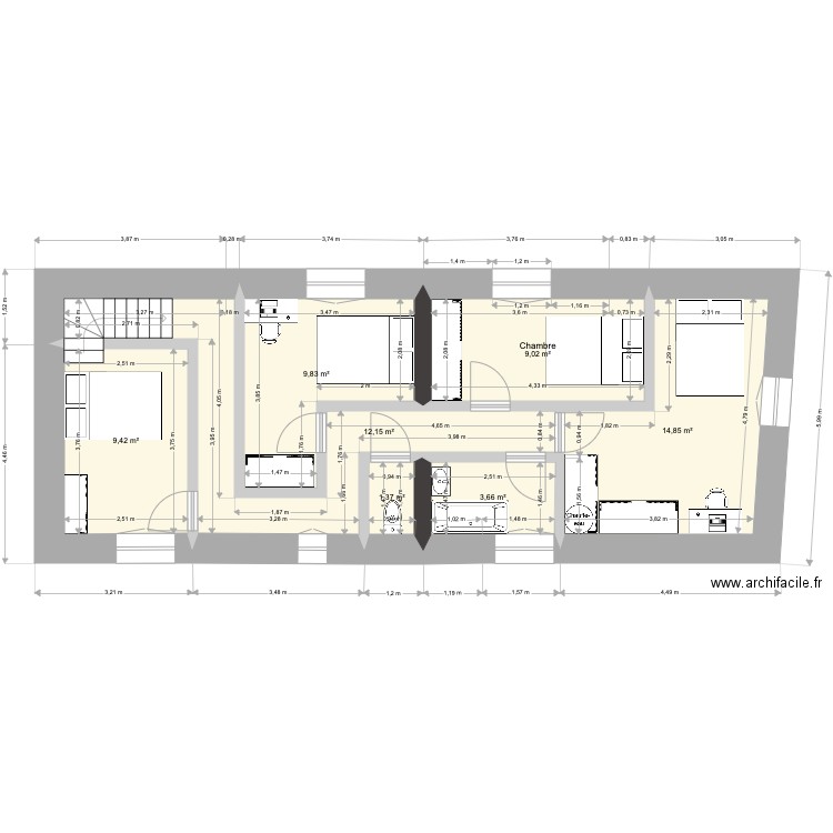 TOULENNE MODIF 2021 vente. Plan de 0 pièce et 0 m2