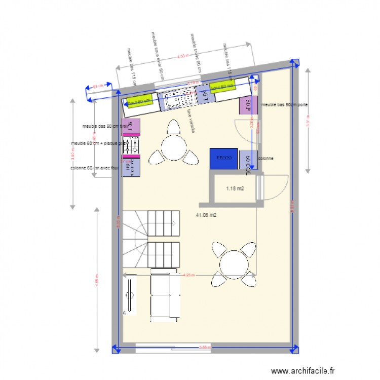 CUISINE LINDA OK. Plan de 0 pièce et 0 m2