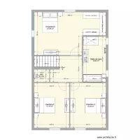 PLAN MONTEIRO ETAGE PROJET MEUBLE