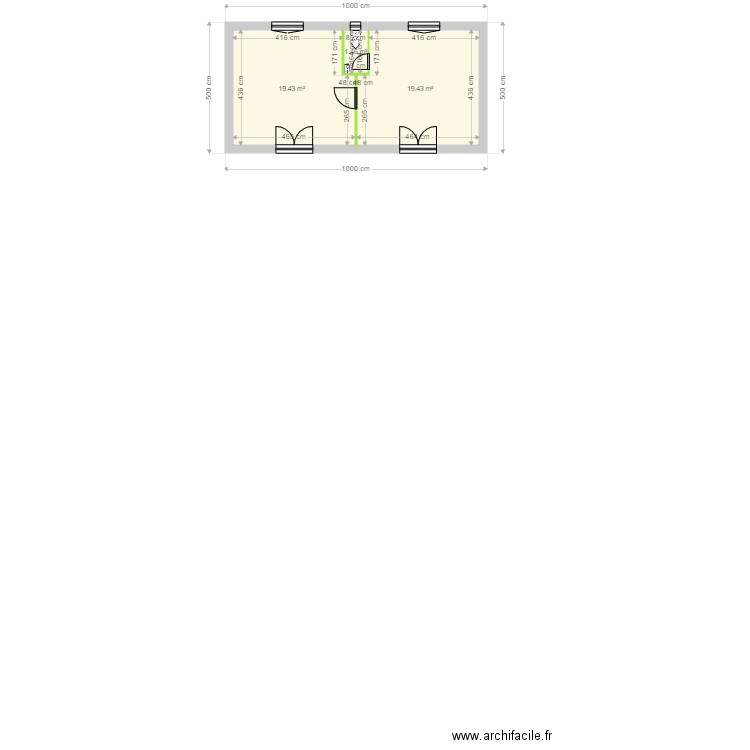 CABINET ELISABETH. Plan de 0 pièce et 0 m2