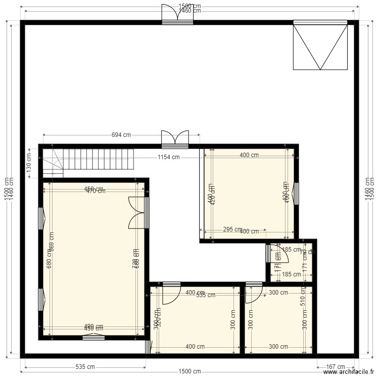 T15x15 DPLX 36121222 Client RDC. Plan de 0 pièce et 0 m2