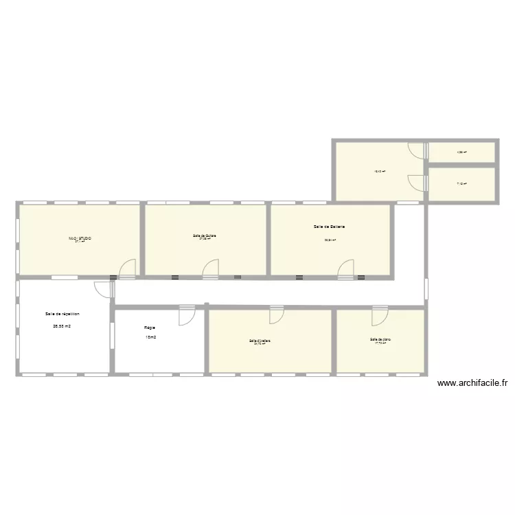 2&egrave;me &eacute;tage V2 JO. Plan de 