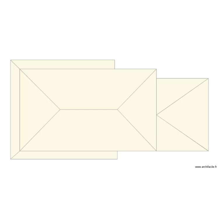 toiture maison. Plan de toiture maison. Plan de