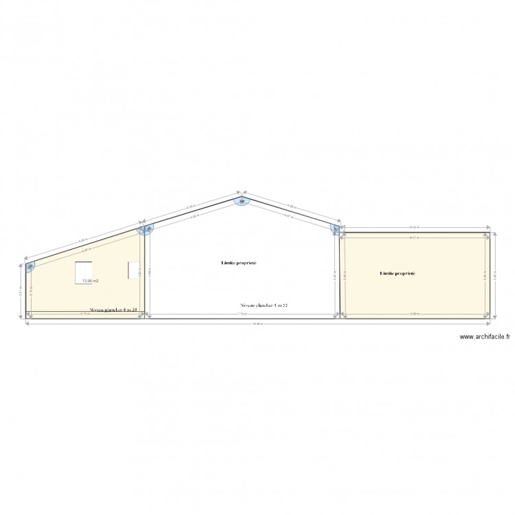 pignon ouest Renan B. Plan de 0 pièce et 0 m2