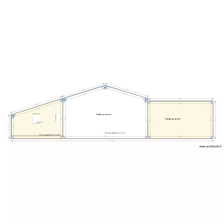pignon ouest Renan B. Plan de pignon ouest Renan B. Plan de