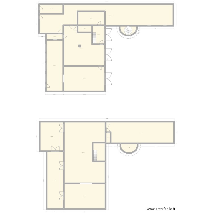 Lea & Thomas. Plan de 19 pièces et 782 m2