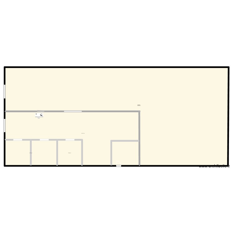 garage bilia cave. Plan de 4 pièces et 1060 m2