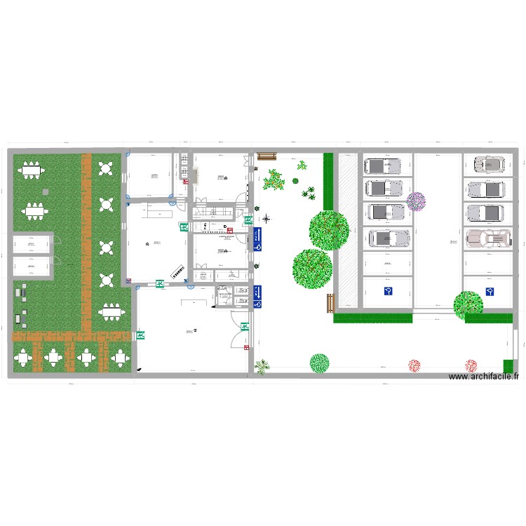 rdc la vigneronne projet 1E. Plan de 0 pièce et 0 m2