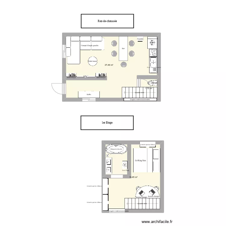 appartement. Plan de 