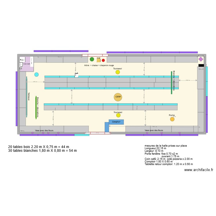 2022 Halle Saint Astier vers1. Plan de 0 pièce et 0 m2