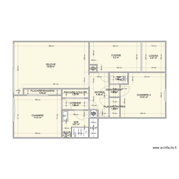 VILA VINCENT. Plan de 0 pièce et 0 m2