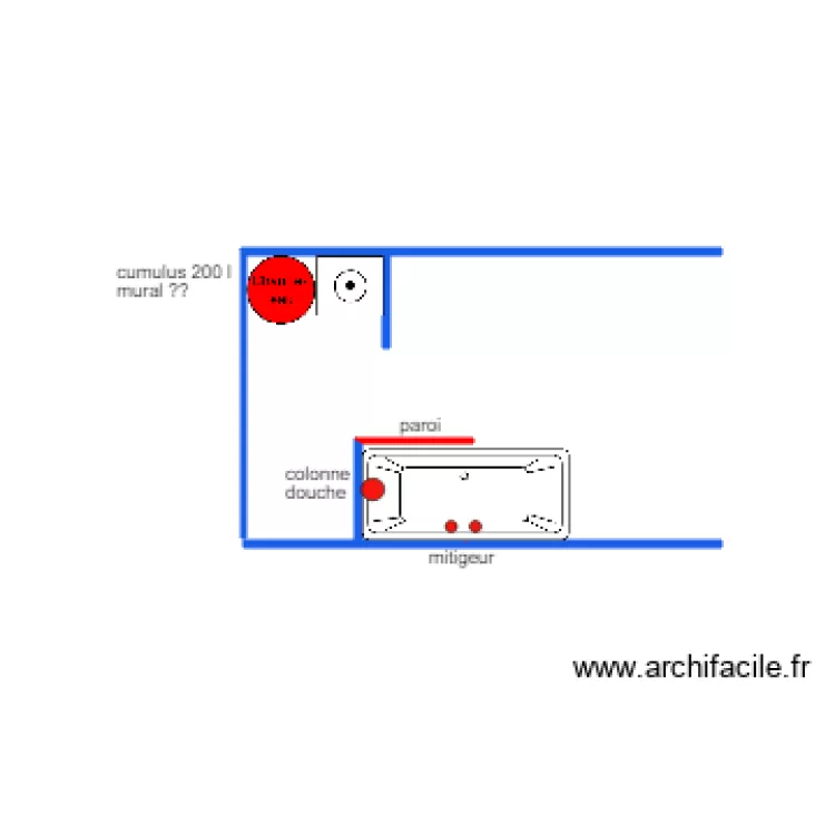 simul sdb lebatard. Plan de 