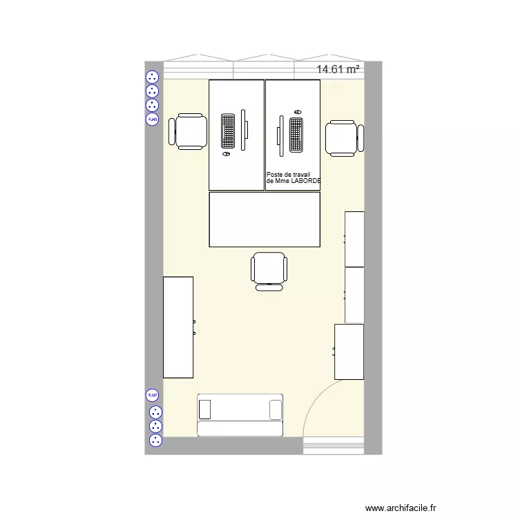 Bureau montaigne. Plan de Bureau montaigne. Plan de