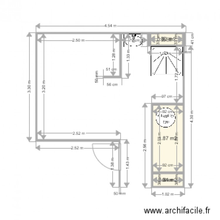 SDB Isabelle 2. Plan de 0 pièce et 0 m2